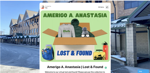 Virtual Lost and Found Collection